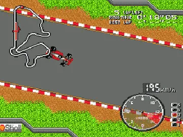 Nakajima Satoru Kanshuu - F-1 Grand Prix (Japan) screen shot game playing